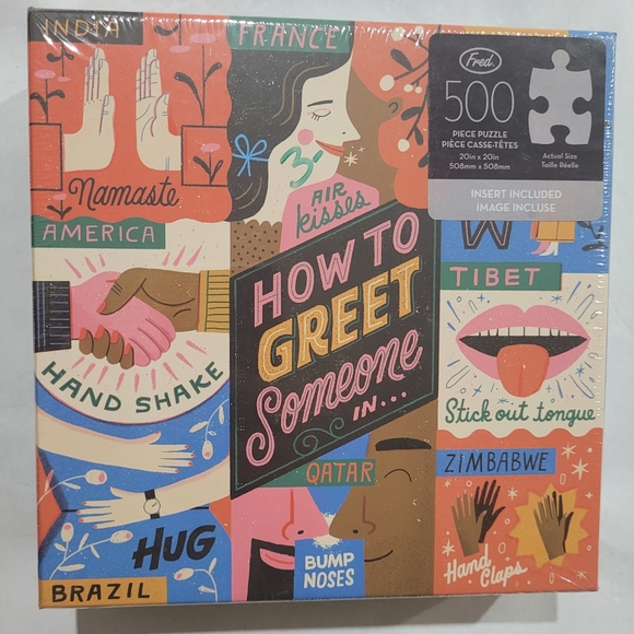 HOW TO GREET SOMEONE puzzle - Picture 3 of 4